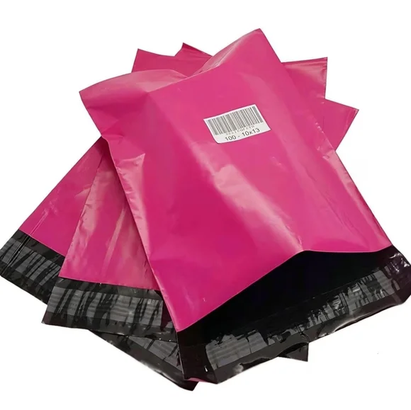 80 Piece Hot Pink Shipping Set - Poly Mailers, Thank You Cards, Stickers NEW - Picture 7 of 7